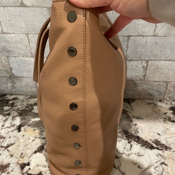 EUC Hammitt Addie Tote in Biscotti with Gunmetal Hardware - Picture 4 of 8